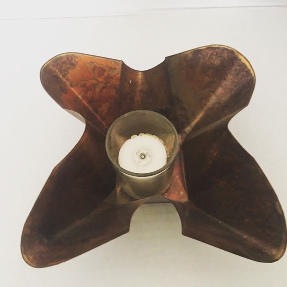 Other - Copper bowl candle holder